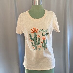 NWT Sub_Urban Riot Plant Lady Slub Crewneck T-shirt, Size XS